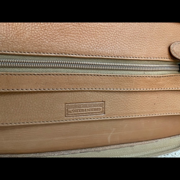 Genuine leather tan portfolio carrier/ organizer - Picture 11 of 16